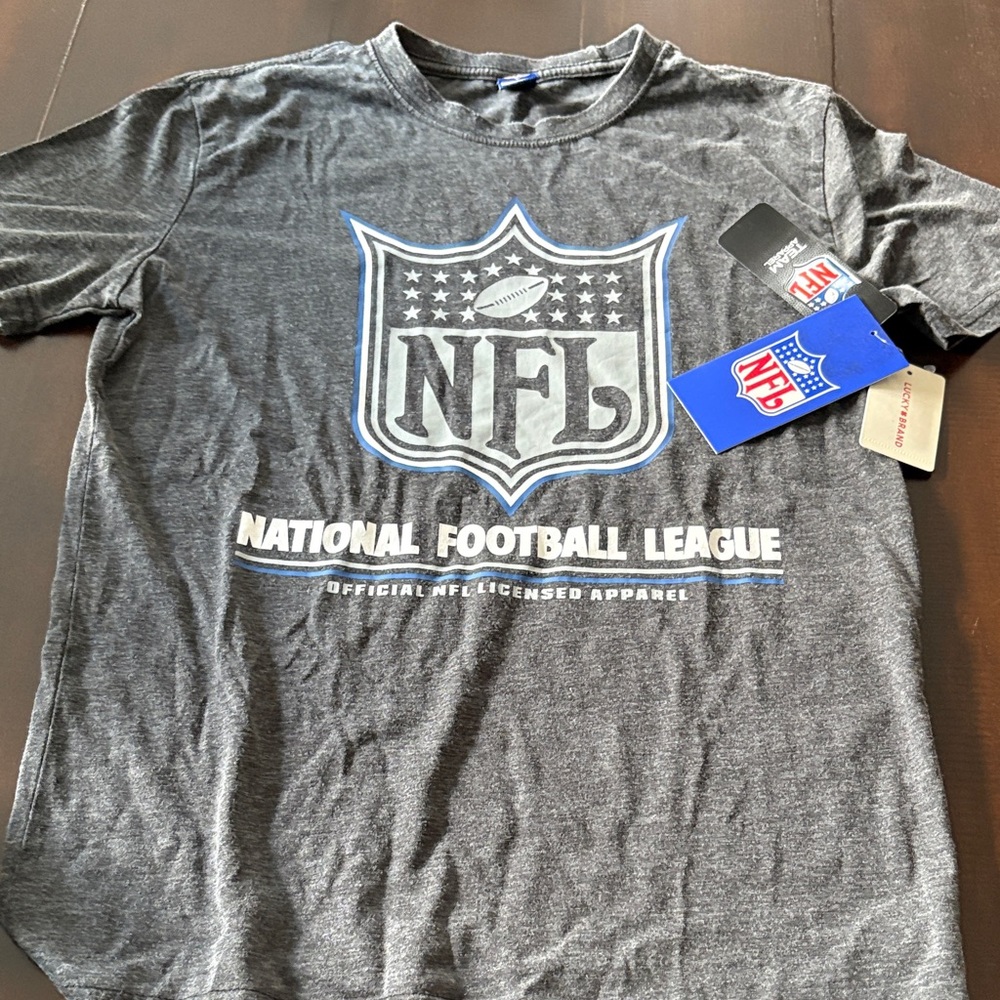 Lucky Brand Charcoal NFL Logo Tee